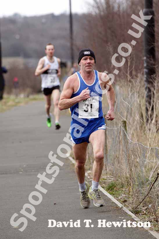 Brian Rushworth (Sunderland) senior mens Elswick Road Relays.